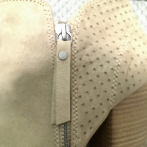 Bootie shoes open toe heels tan/brown - Picture 4 of 4